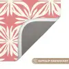 Roze - Bloemenmotief - Wit - Modern WCmat klein 1009 -USP_AntislipNL