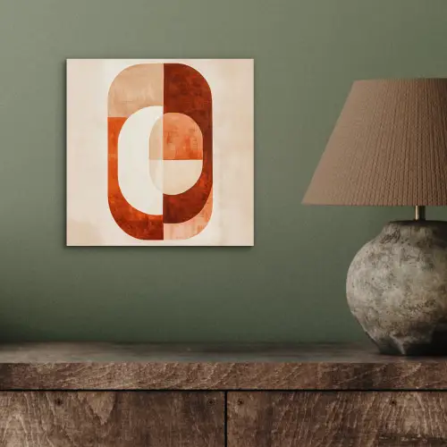 Illustratie - Abstract - Vormen - Rood aluminium wit klein -sfeer2
