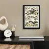 Vogel - Natuur - Dieren - Vintage - Kunstwerk fotolijst zwart zonder passe partout klein -sfeer1