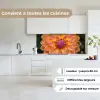 Dahlia - Bloem - Oranje keuken achterwand 2 middel -sfeer4_FR