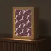Kraanvogels - Klassiek - Bordeaux Light Box met kabel (Tafellamp) klein 925 -z3d_website