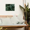 Tropische Bladeren tuinposter los doek klein -sfeer7