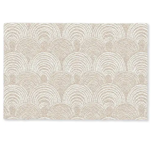Golven - Structuur - Beige Deurmat klein 898 -zkaufland3d