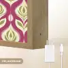 Retro - Floraal - Paars Light Box met batterij (Wandlamp) middel 907 -USP_websiteoplaadbaarNL
