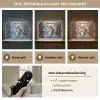 Dolfijn - Vissen - Onderwaterwereld - Bloemen Light Box met batterij (Wandlamp kind) middel -USP_lichtkleurNL