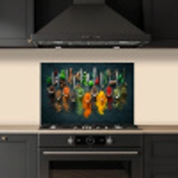 Kruiden - Specerijen - Lepels keuken achterwand spatscherm klein -sfeer1