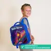 Crossmotor - Neonkleuren - Lijnen - Helm Kinderrugzak - Blauw middel -sfeer3_NL