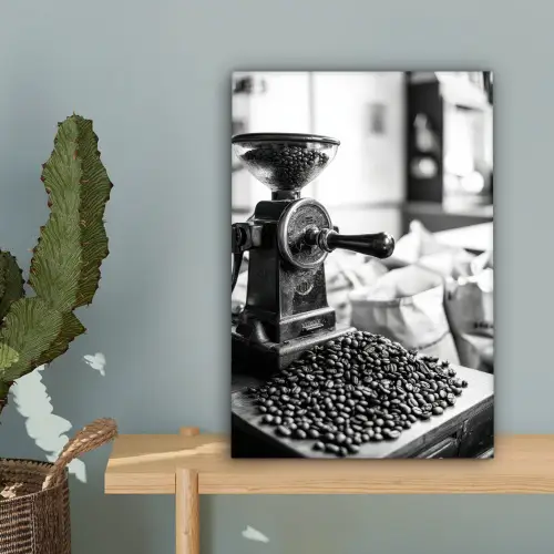 Koffiemolen - Gemalen - Vintage canvas 2cm klein -sfeer4
