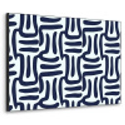 Abstract - Modern - Blauw Textielframe zwart klein 947 -3d