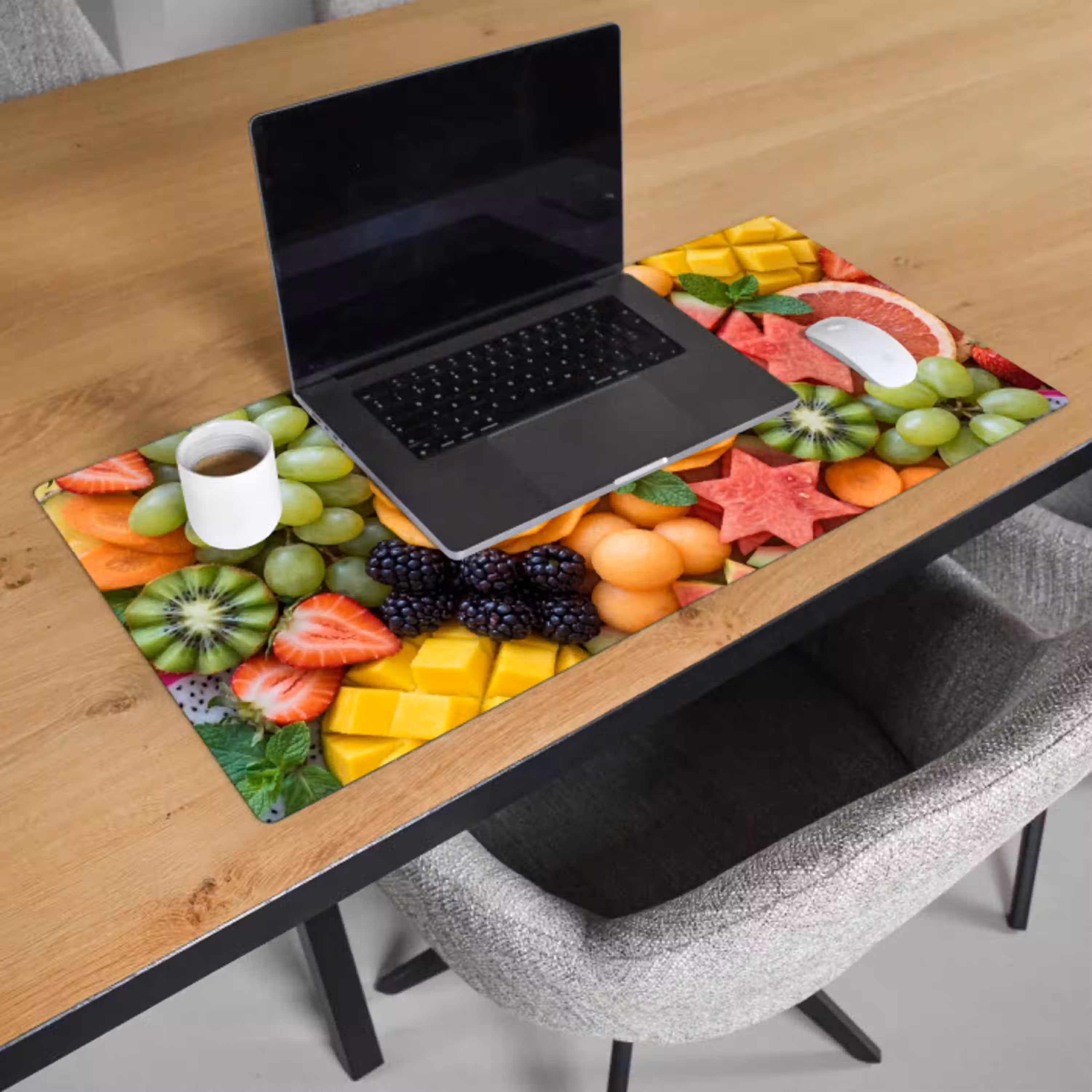 Fruit - Variatie - Kleurrijk - Vers - Eten Muismat XXL klein -sfeer1