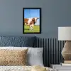 Koeien - Boerderij - Gras- Natuur - Dieren fotolijst zwart zonder passe partout klein -sfeer3
