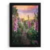 Vingerhoedskruid - Bloemen - Tuin fotolijst zwart zonder passe partout klein -3d