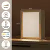 Japandi - Beige - Modern Light Box met kabel (Tafellamp) klein -USP_NL