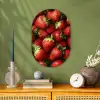 Aardbei - Fruit - Rood Wandcirkel Ovaal Forex klein -sfeer2