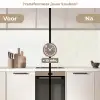 Textuur - Abstract - Beige keuken achterwand 2 middel 871 -voor-na2_NL