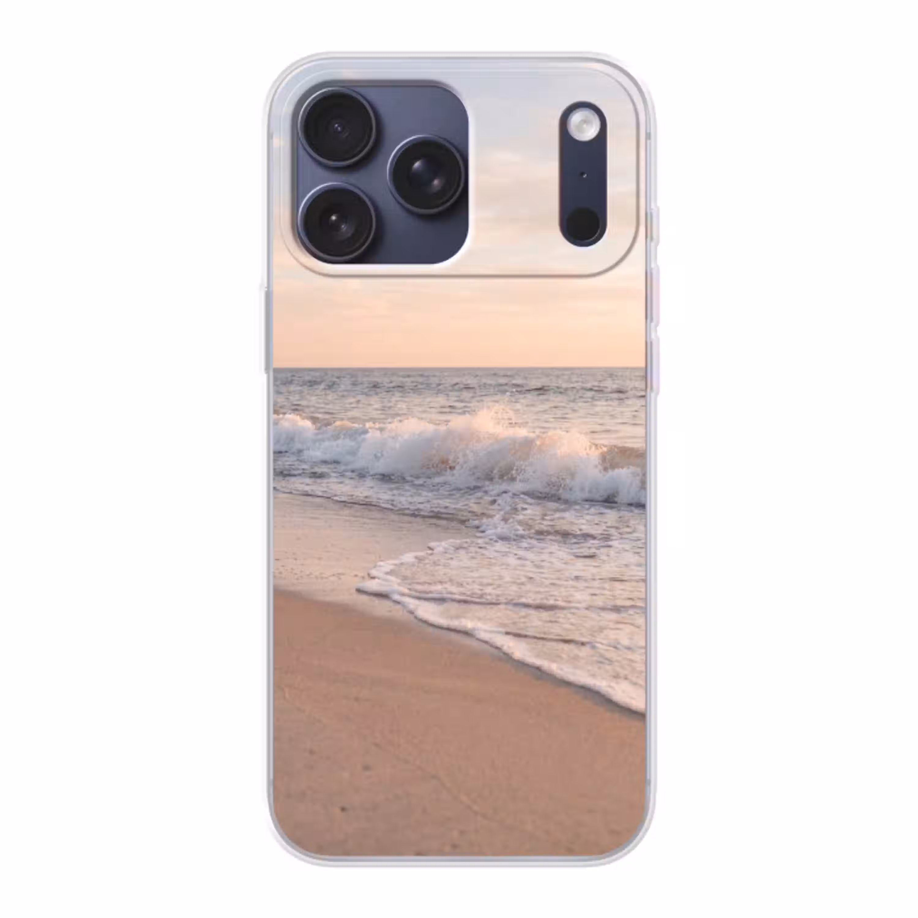 Strand - Zee - Golven - Natuur - Zonsondergang Telefoonhoesje iPhone 17 Pro Max klein -3d