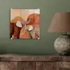 Olifanten - Oranje - Abstract plexiglas 5mm klein -sfeer3