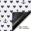 Anker - Hart - Blauw - Wit Deurmat klein 898 -antislip_NL