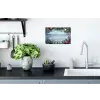 Kerstomlijsting - Sneeuw - Meerkleurig Muursticker klein -keuken