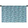 Klein - Oceaan - Walvis - Zeester Wandkleed katoen klein 269 -zz3d