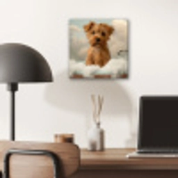 Hond - Bad - Dieren - Schuim aluminium wit klein -sfeer5