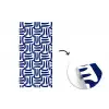 Abstract - Modern - Blauw fotobehang vinyl groot 64 -3d