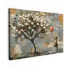 Boom - Graffiti - Banksy Style - Balloon Girl canvas 2cm klein -z3d