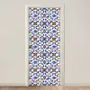 Patroon - Modern - Kleurrijk deurposter klein 289 -3d_beige