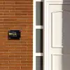 Gouden verfspatten - Klassiek Naambord Rechthoek middel -sfeer3-rechthoek-S