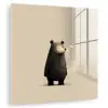 Beer - Donkerbruin - Minimalistisch plexiglas 5mm klein -zzzproduct_nieuw