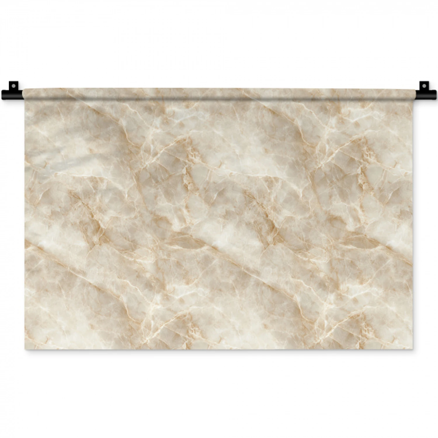 Lichtbeige - Onyx - Subtiel Wandkleed katoen klein 269 -zz3d