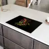 Bloemen - Vaas - Kleurrijk Inductie beschermer vinyl 3mm klein -sfeer8