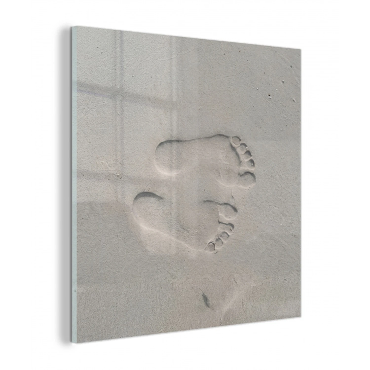 Voeten - Afdrukken - Zand plexiglas 5mm klein -z3d