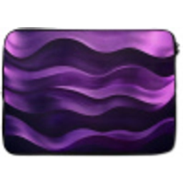 Golven - Abstract - Paars laptophoes neopreen klein -zkaufland3dotto