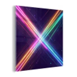 Kruisen - Lasterstralen - Neon plexiglas 5mm klein -z3d