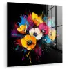 Bloemen - Kleurrijk - Graffiti - Modern - Boeket plexiglas 5mm klein -zzzproduct_nieuw