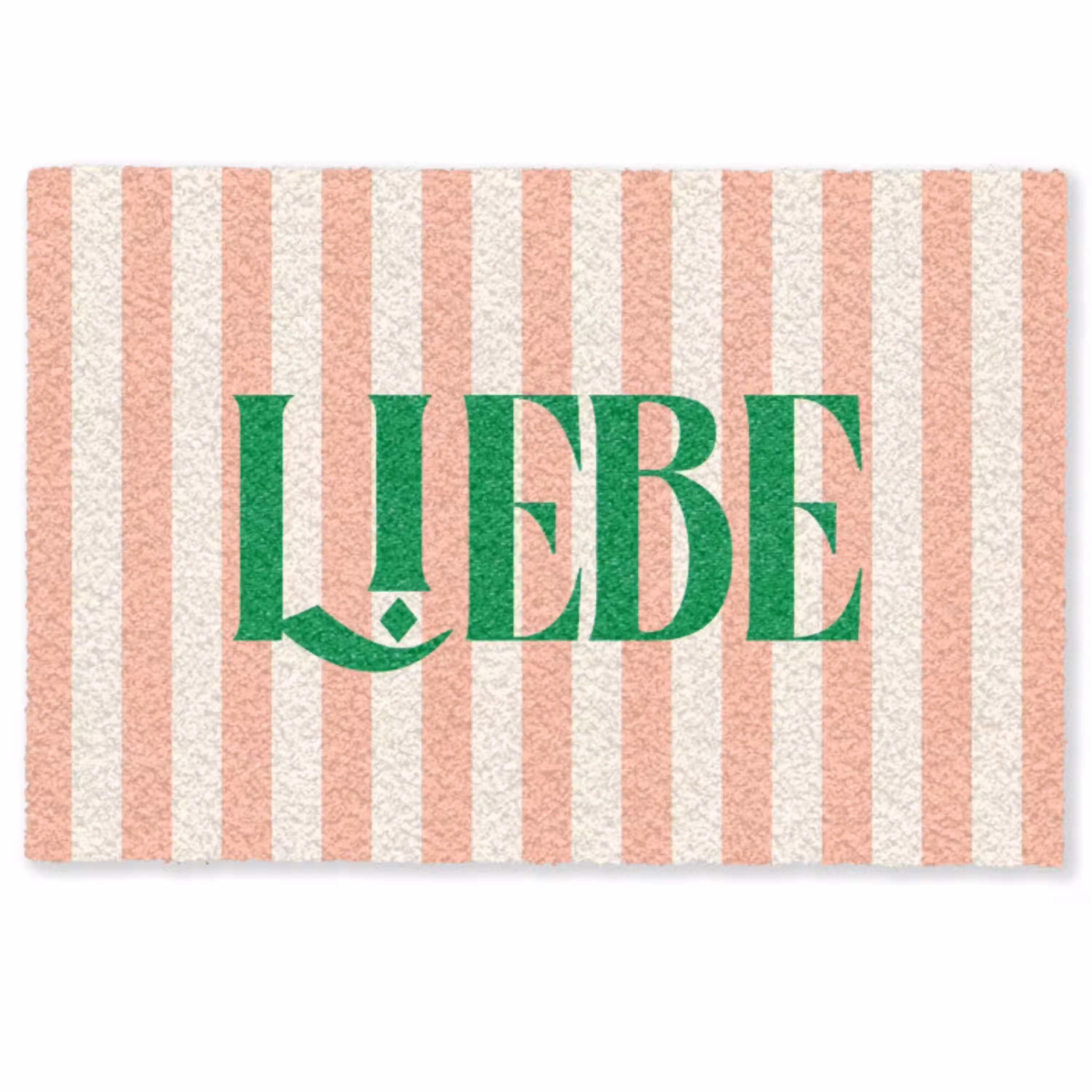 Zachtroze - Groen - Strepen - Liebe Deurmat klein -zkaufland3d