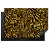 Oranje - Tijger - Zwart - Patroon Inductie beschermer vinyl 3mm klein 276 -3d