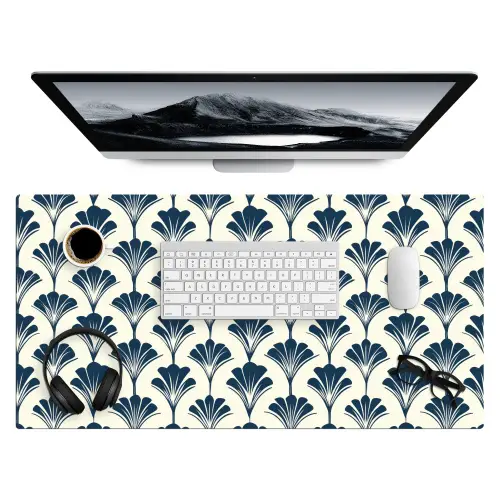 Klassiek - Motief - Blauw Muismat XXL klein 681 -3d
