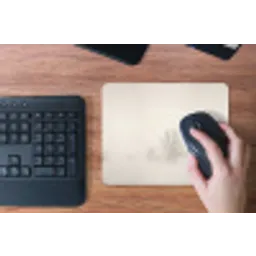 Boom - Mist - Sneeuw - Winter - Minimalistisch muismat rubber klein -toetsenbord