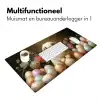 Konijn - Paaseieren - Stilleven Muismat XXL klein -sfeer4