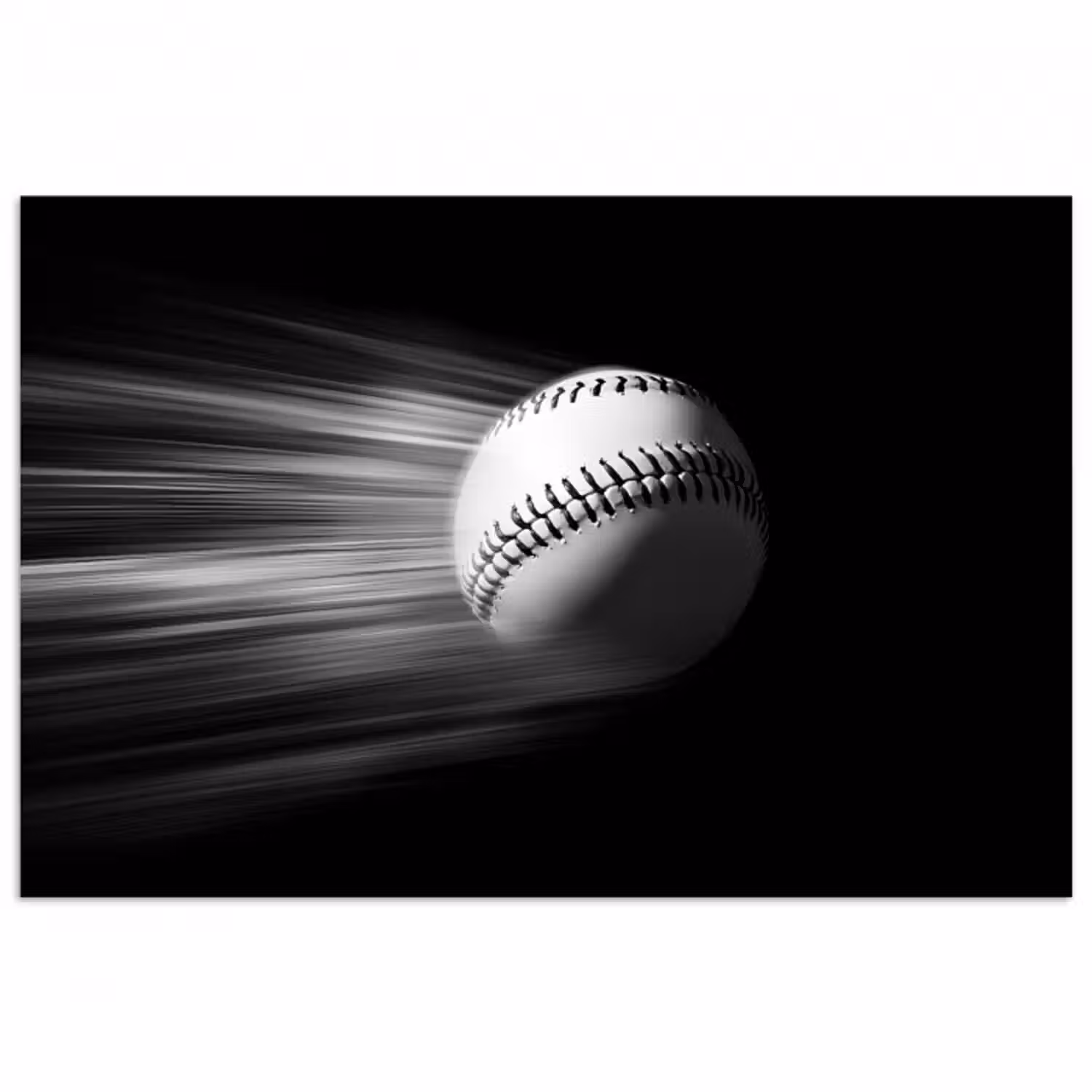 Poster - Baseball - Weiß - Fliegen