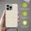 Abstract - Modern - Beige Hoesje iPhone 16 Pro Max met koord klein 804 -sfeer2_NL