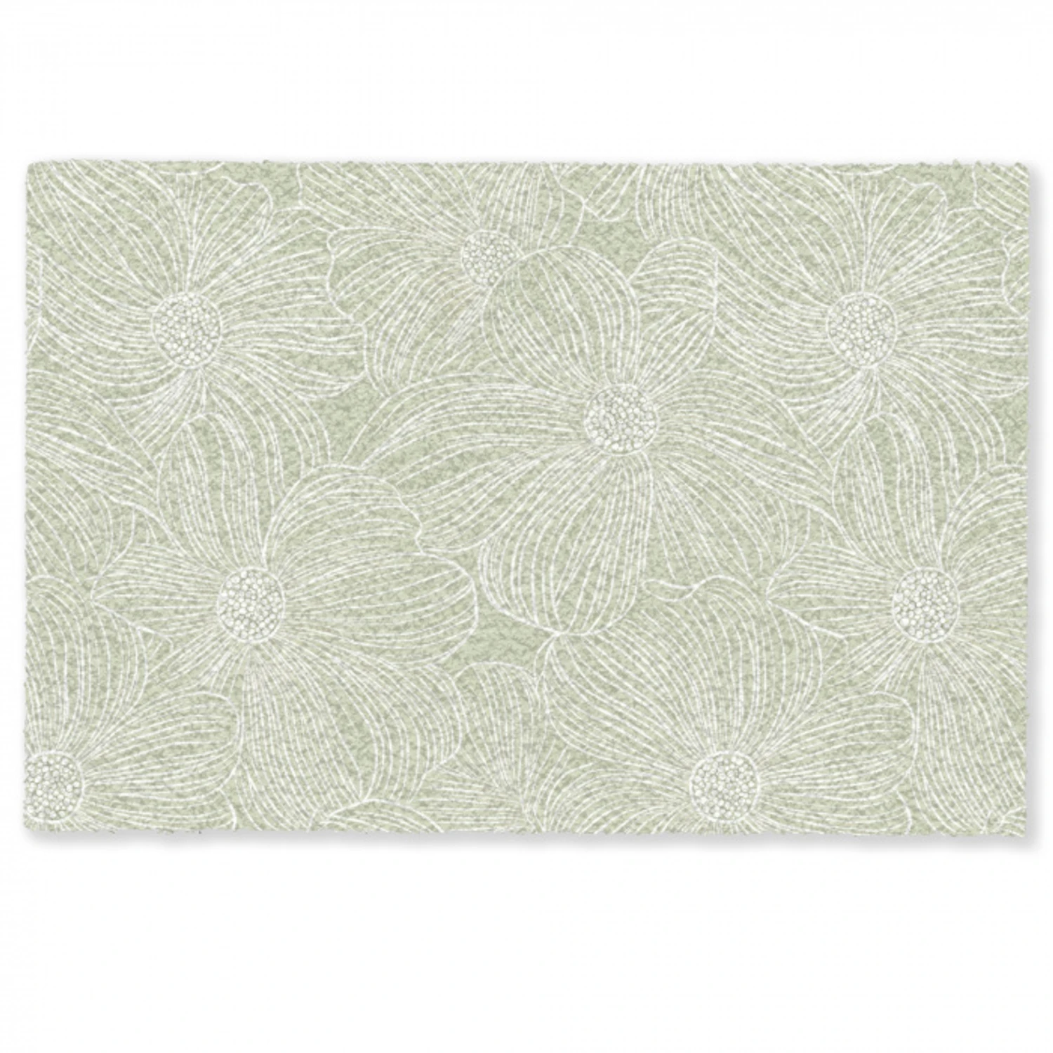 Sereen - Bloemen - Groen Deurmat klein 898 -zkaufland3d
