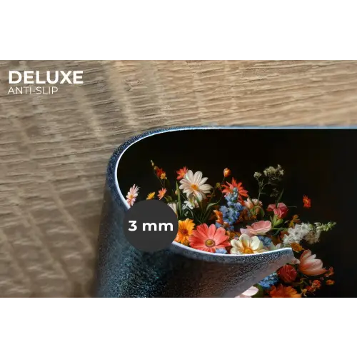 Boeket - Roze - Bloemen - Vaas Placemat vinyl groot -closeup