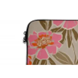 Pioenrozen - Patroon - Roze laptophoes neopreen klein 279 -detail