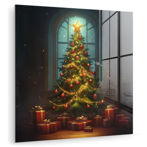 Kerstboom - Cadeau - Kerst - Winter plexiglas 5mm klein -zzzproduct_nieuw