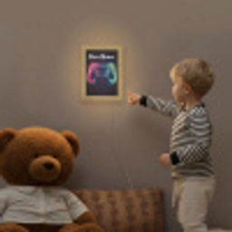 Neon - Controller - Verfspatten - Game Light Box met kabel (Kinderlampje) klein -sfeer4a_kind