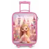 Prinses - Roze - Kasteel Kinderkoffer - Roze klein -zz3dotto