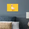 Eend - Zonnebril - Geel poster papier klein -sfeer2
